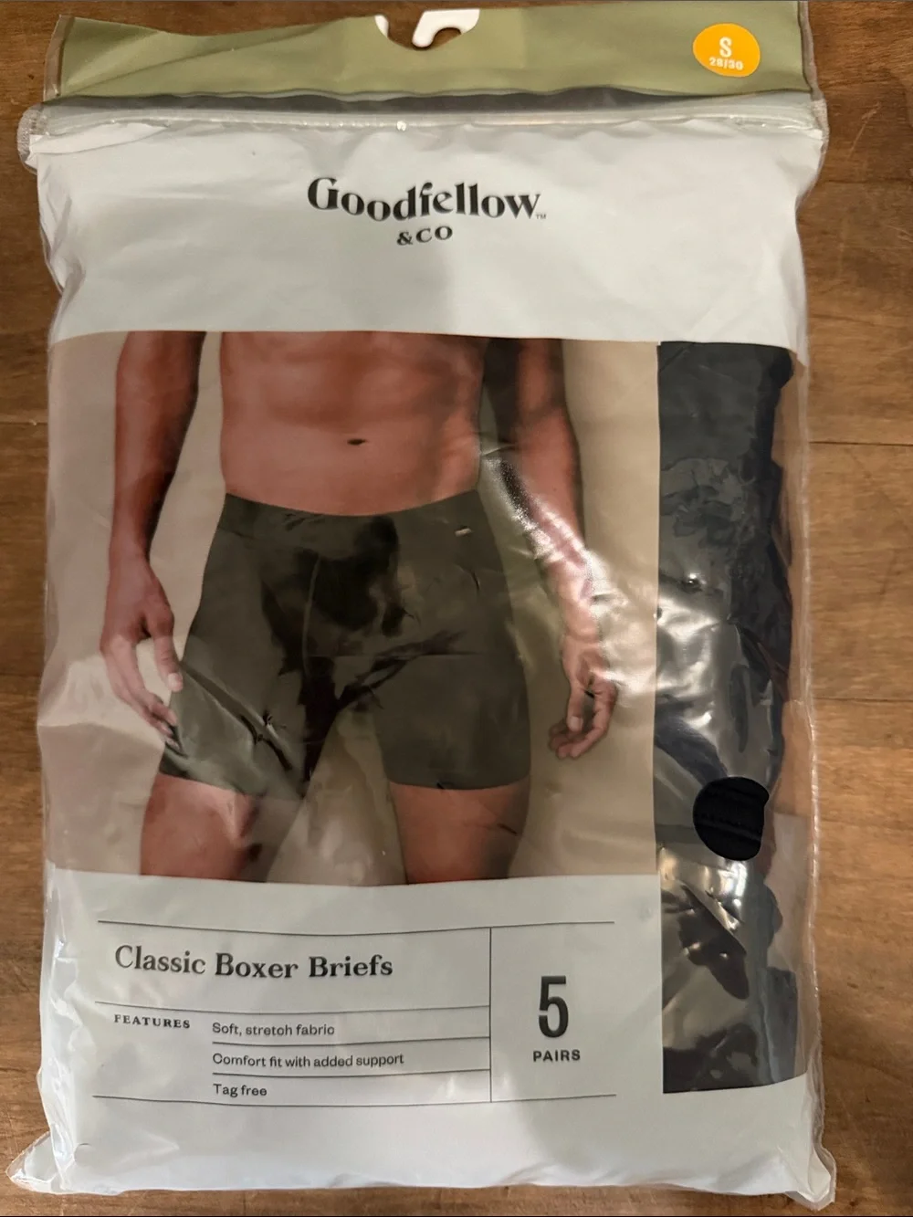 Goodfellow & Co Men's Boxer Briefs - Black (5 Pack) size small